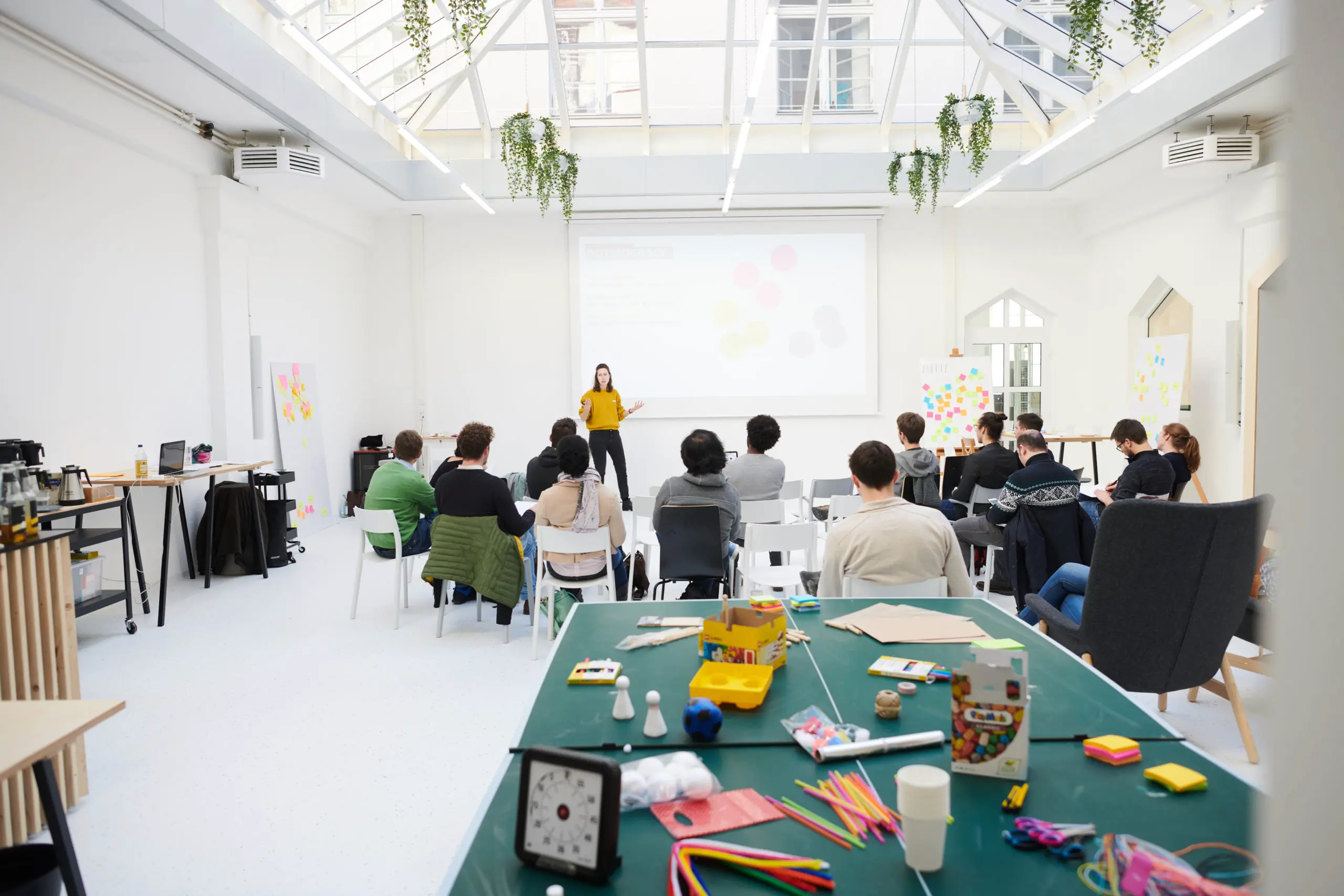 Szene aus einem Design Thinking Workshop mit INNOKI