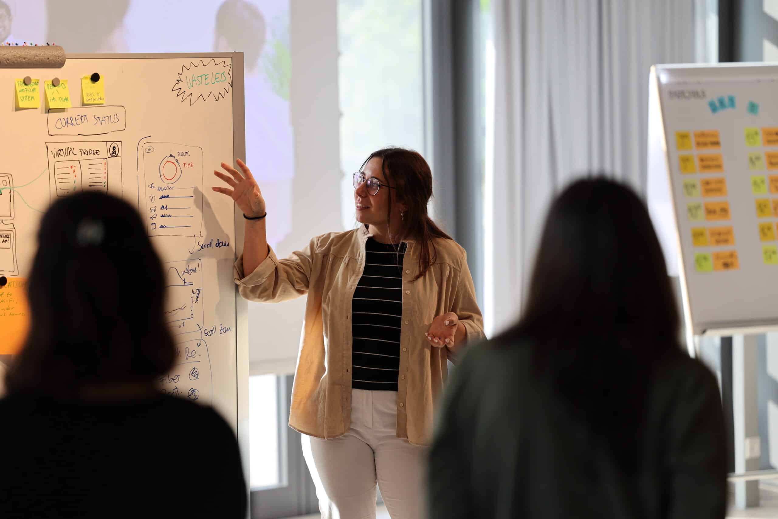 Extrovertierte und Introvertierte im Team in einer moderierten Workshop-Situation
